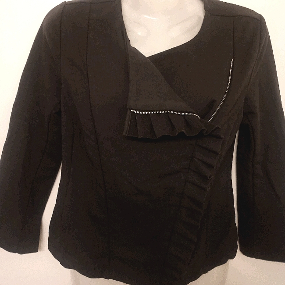 Loft Grey Cropped Jacket